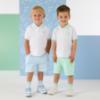 Picture of Mitch & Son Boys Easy On/Off Jump Large M Trainer - Sky Blue White