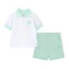 Picture of Mitch & Son Oakland Pocket Detail Polo Set X 2 -  Miami Mint