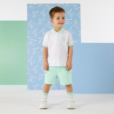 Picture of Mitch & Son Oakland Pocket Detail Polo Set X 2 -  Miami Mint