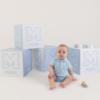 Picture of Mitch & Son Mini Nicholas Toweling Romper -  Sky Blue