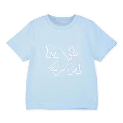 Picture of Mitch & Son Oake T-Shirt & Osmar AOP Swim Shorts Set X 2 - Sky Blue