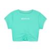 Picture of Bonini by A* Dee Aspire Short Sleeve Ruched Top - Bold Mint