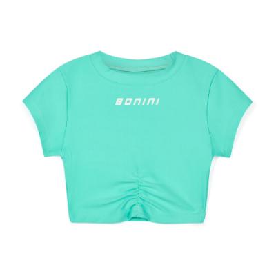Picture of Bonini by A* Dee Aspire Short Sleeve Ruched Top - Bold Mint