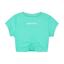 Picture of Bonini by A* Dee Aspire Short Sleeve Ruched Top - Bold Mint