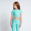 Picture of Bonini by A* Dee Aspire Short Sleeve Ruched Top - Bold Mint