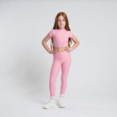 Picture of Bonini by A* Dee Aspire Short Sleeve Ruched Top - Peony Pink
