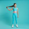 Picture of Bonini by A* Dee Inspire Tape Waistband Leggings - Aruba Blue