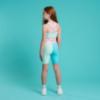 Picture of Bonini by A* Dee Spin Colour Block Cycling Shorts - Aruba Blue
