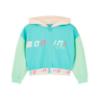 Picture of Bonini by A* Dee Vibe Colour Block Logo Zipper - Aruba Blue