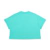 Picture of Bonini by A* Dee Shine Cropped Logo T-Shirt - Aruba Blue