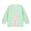 Picture of Bonini by A* Dee Groove Sweatshirt With Tape Detail - Miami Mint