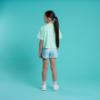 Picture of Bonini by A* Dee Shine Cropped Logo T-Shirt - Miami Mint