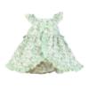 Picture of Miranda Baby Girls Floral Dress & Panties Set X 2 - White Green