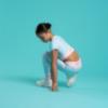 Picture of Bonini by A* Dee Energy AOP Crop Top - Miami Mint