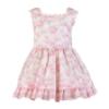 Picture of Miranda Girls Check Rosette Lace Headband - White Pink