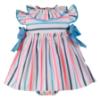 Picture of Miranda Baby Girls Ruffle Dress & Panties Set X 2 - Multi Stripe