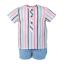 Picture of Miranda Baby Boys Stripe Shirt & Shorts Set X 2 - Multi Stripe