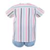 Picture of Miranda Baby Boys Stripe Shirt & Shorts Set X 2 - Multi Stripe