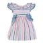 Picture of Miranda Girls Double Ruffle & Bow Dress - Multi Stripe