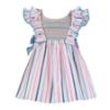 Picture of Miranda Girls Double Ruffle & Bow Dress - Multi Stripe