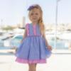 Picture of PRE ORDER Miranda Girls Ruffle Bodice Sleeveless Dress - Pink Gingham