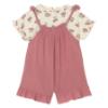 Picture of Mayoral Toddler Girls Summer Cherry Top & Playsuit Set X 2 - Cream Pink