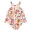 Picture of Mayoral Toddler Girls Summer Sun Dress & Panties Set X 2 - White Multi