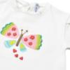 Picture of Mayoral Toddler Girls Summer Top & Butterfly Print Shorts Set X 2 - White Turquoise