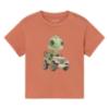 Picture of Mayoral Toddler Boys Summer Chameleon Print T-Shirt - Orange Green