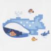 Picture of Mayoral Toddler Boys Summer Fish Print Top & Shorts Set X 2 - White Blue