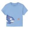 Picture of Mayoral Toddler Boys Summer Fish Print T-Shirt - Blue Multi