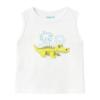 Picture of Mayoral Toddler Boys Summer Crocodile Print Top & Shorts Set X 2 - White Aquamarine