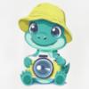 Picture of Mayoral Toddler Boys Summer Crocodile Print T-Shirt - White Aquamarine