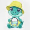 Picture of Mayoral Toddler Boys Summer Crocodile Print T-Shirt - White Aquamarine