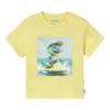 Picture of Mayoral Toddler Boys Summer Crocodile Print T-Shirt - Yellow Aquamarine