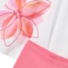 Picture of Mayoral Girls Summer Tunic & Legging Set X 2 - Cream Pink