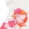 Picture of Mayoral Girls Summer Mermaid Top & Cycling Shorts Set X 2 - Cream Pink
