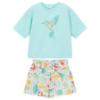 Picture of Mayoral Girls Summer Hummingbird Top & Shorts Set X 2 - Blue Multi