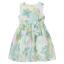 Picture of PRE ORDER Mayoral Girls Summer Dress With Fixed Bow Front - Lake Green