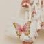 Picture of PRE ORDER Daga Girls Twinkle Flight Handbag With Applique - White Gold