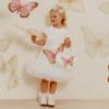 Picture of PRE ORDER Daga Girls Twinkle Flight Handbag With Applique - White Gold