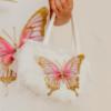 Picture of PRE ORDER Daga Girls Twinkle Flight Handbag With Applique - White Gold
