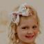 Picture of PRE ORDER Daga Girls Twinkle Flight Fabric Bow Hair Clip X 1 - White Beige