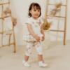 Picture of PRE ORDER Daga Baby Girls Twinkle Flight Tunic & Leggings Set X 2 - White Beige