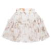 Picture of PRE ORDER Daga Girls Twinkle Flight Applique & Tulle Top & Tulle Ruffle Skirt Set X 2 - White Beige