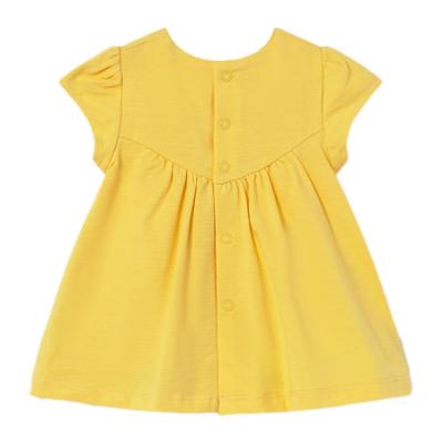 Picture of Mayoral Newborn Girls Cute Print Sundress - Yellow Multi