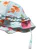 Picture of Mayoral Newborn Girls Skirted Floral Swim Suit & Sunhat Set X 2 - Aqua Multi