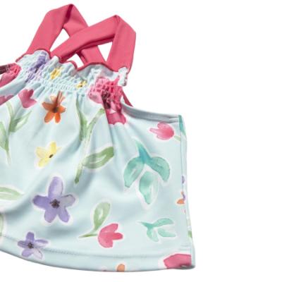 Picture of Mayoral Newborn Girls Bikini & Sunhat Set X 3 - Aqua Multi