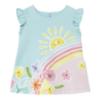 Picture of Mayoral Newborn Girls Cute Print Sundress - Blue Multi