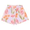 Picture of Mayoral Girls Summer Applique Top & Poplin Shorts Set X 2 - Blossom Pink
